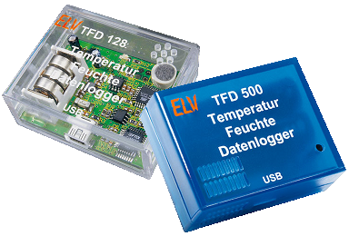 ELV Temperatur-Feuchte-Datenlogger TFD 500 Komplettbausatz
